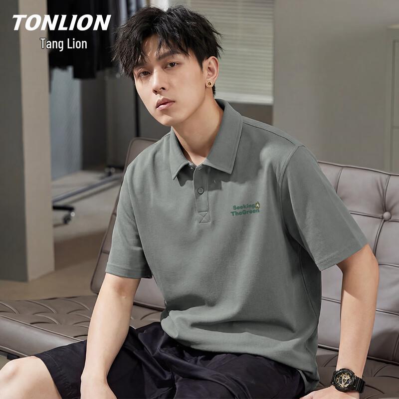 

TonLion Men s Summer Breathable Waffle Short Sleeve T-Shirt XL