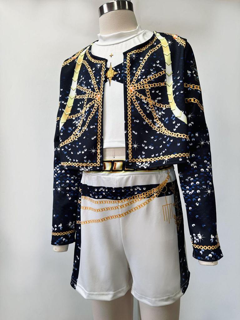 K-Pop Demon Hunter Girl Group Stage Costume - Lumi Mila Performance Outfit