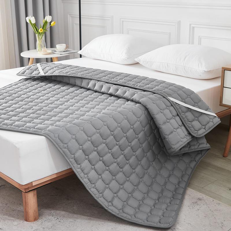 Washable Soft Mattress Pad - Single/Double Sizes for Dorms