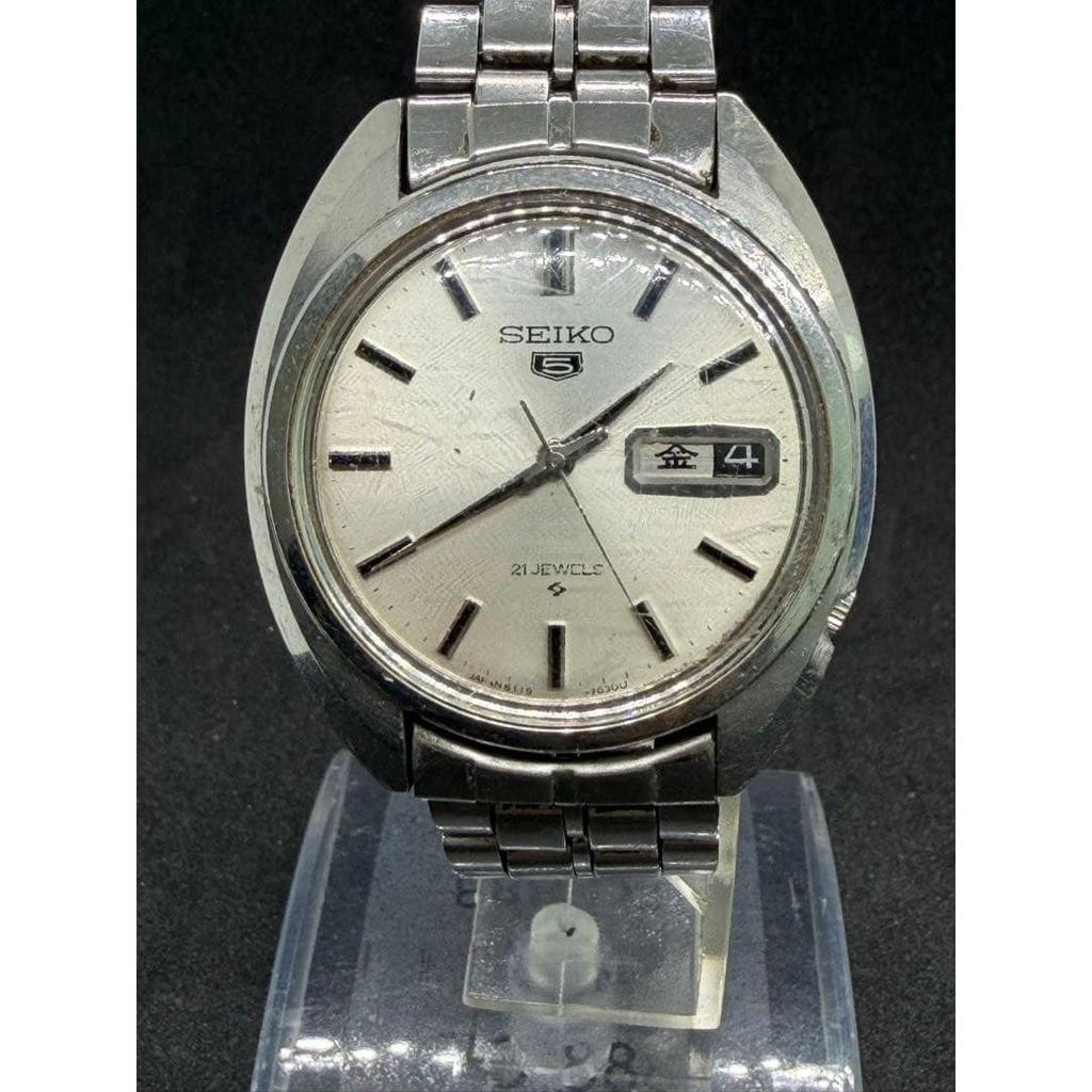 Used SEIKO 5 21JEWELS Men's Automatic Watch