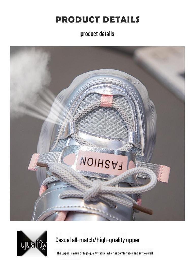 Scarpe Sportive Trendy per Bambini - Traspiranti, Versatili per Ragazzi e Ragazze, Scarpe da Corsa per Primavera e Autunno