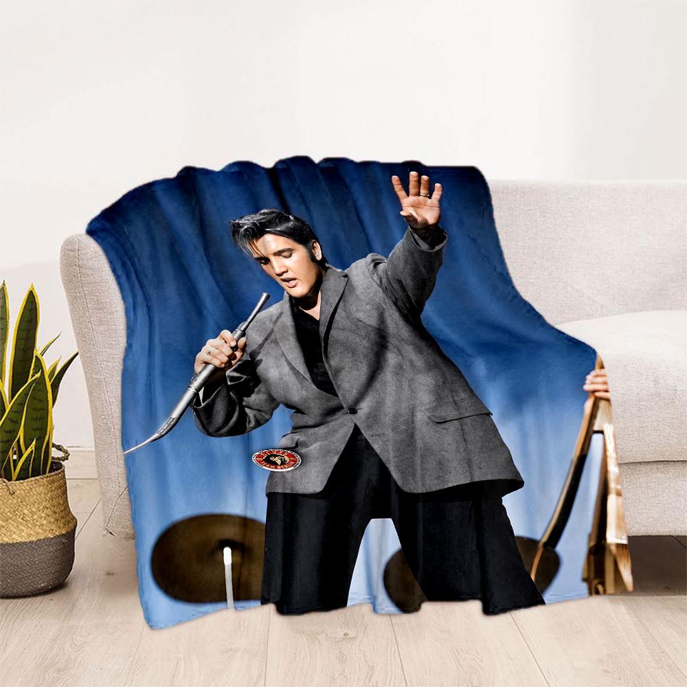 Rock Roll Legend Blanket Warmthful Decor Suitable for Picnics Bed Chair for All Seasons Modern Style Ideal Gift For Birthday Valentine'S Day