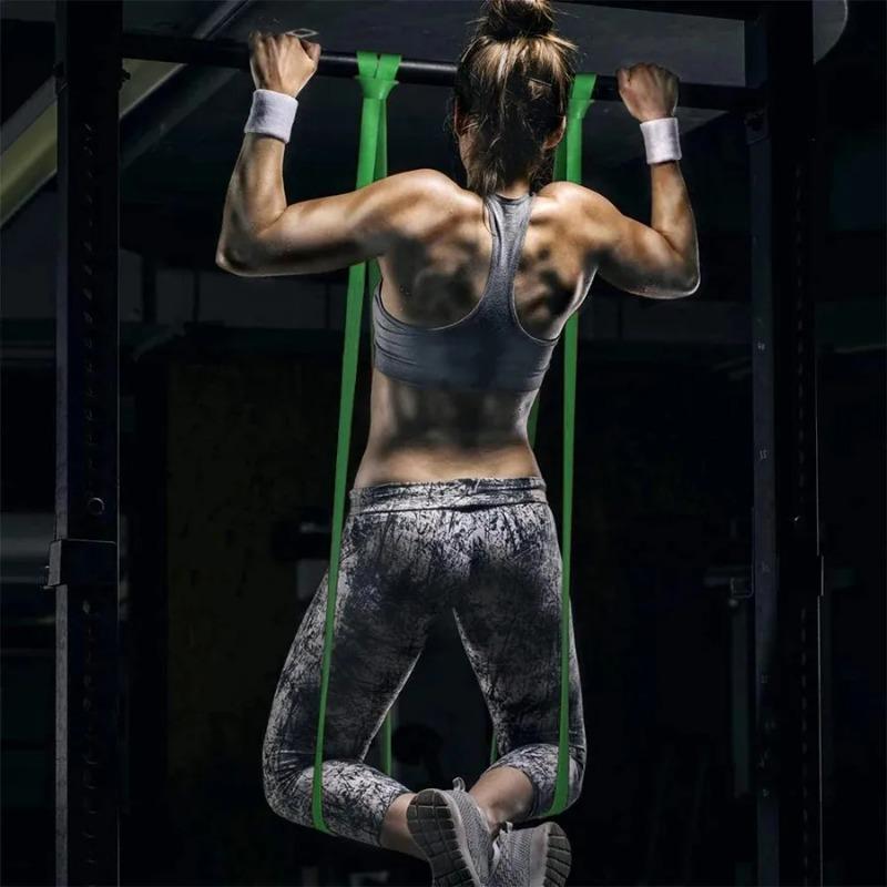 1PC Heavy Duty Latex Resistance Band Exercise Elastic Band For Sport Strength Pull Up Assist Band Workout Pilates Fitness Equipment