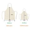 Color Geometric Pattern Cotton and Linen Men Women Kitchen Apron Waterproof Kitchen Apron for Home