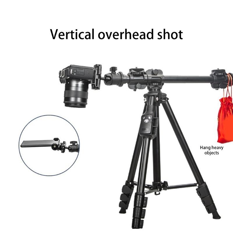 Adjustable Camera Phone Mount With Double Screw Adapters Lightweight Aluminum Tripod Extension Poles