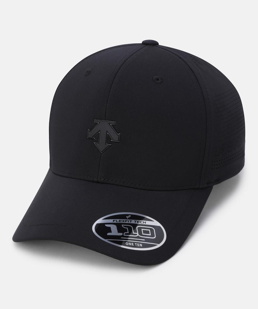 DESCENTE Delta Perforated Ball Cap Black Sr123Ucp14