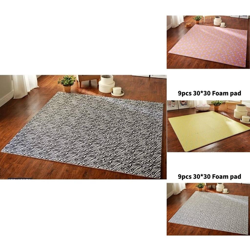 Minde Garden Floral Foam Puzzle Play Mat For Kids Bedroom And Lounge Safety Play Area