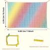 Double-Layer Playground Safety Net Durable Nylon Mesh Vibrant Color Easy Installation for Tree House Backyard Climbing Cargo