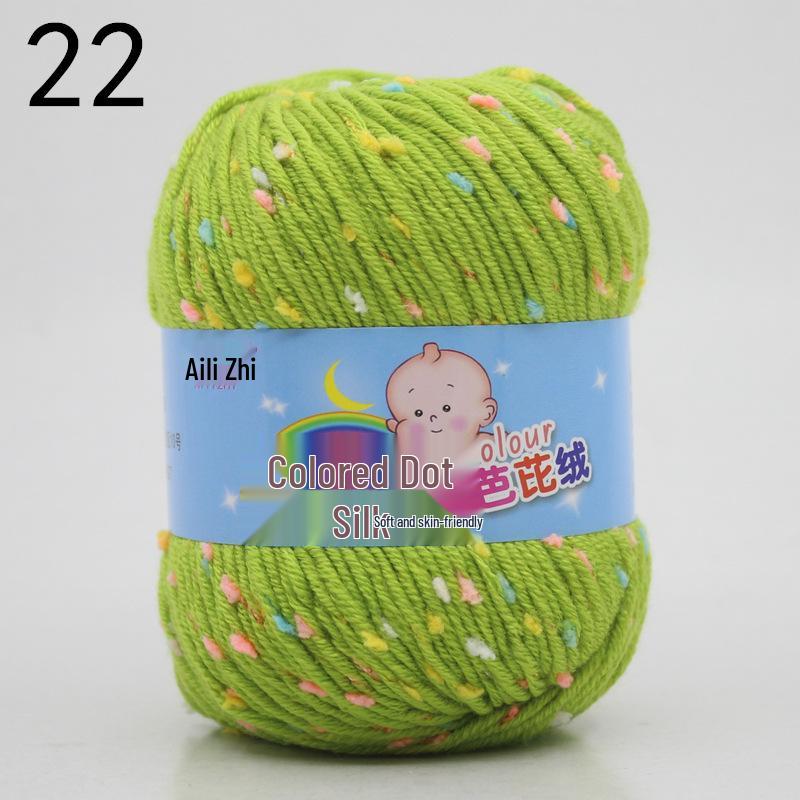 Velvet Milk Cotton Yarn Ball for Infant Sweaters & Crochet Shoes DIY Kit