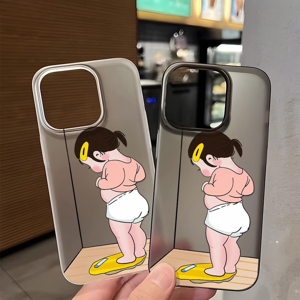 Mobile Phone Cases for iPhone 11 13 15 Pro Max 12 14 Pro Max Case iPhone 16 15 Plus 13 Pro 12 Mini 13 Mini Frosted Texture Painted Cartoon Flowers