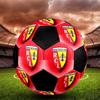 TAGLIA 5 Pallone da Calcio RC Colorato Per Tutte le Età Cucito a Macchina PVC Pronto per la Competizione Durevole Ad Alto Rimbalzo
