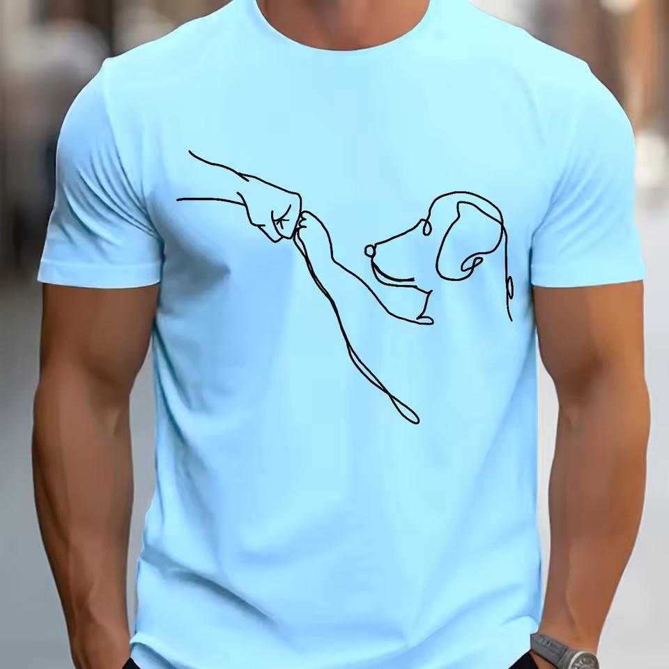 Summer Animal 3D Print T-Shirts Men Casual Fashion Streetwear O-Neck Oversized T Shirt Tops Clothing