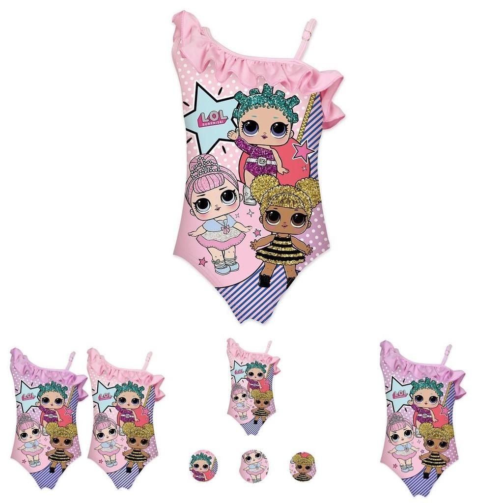 Cute 2pcs Queen Bee Lol Surprise Doll Swimsuits For Girls