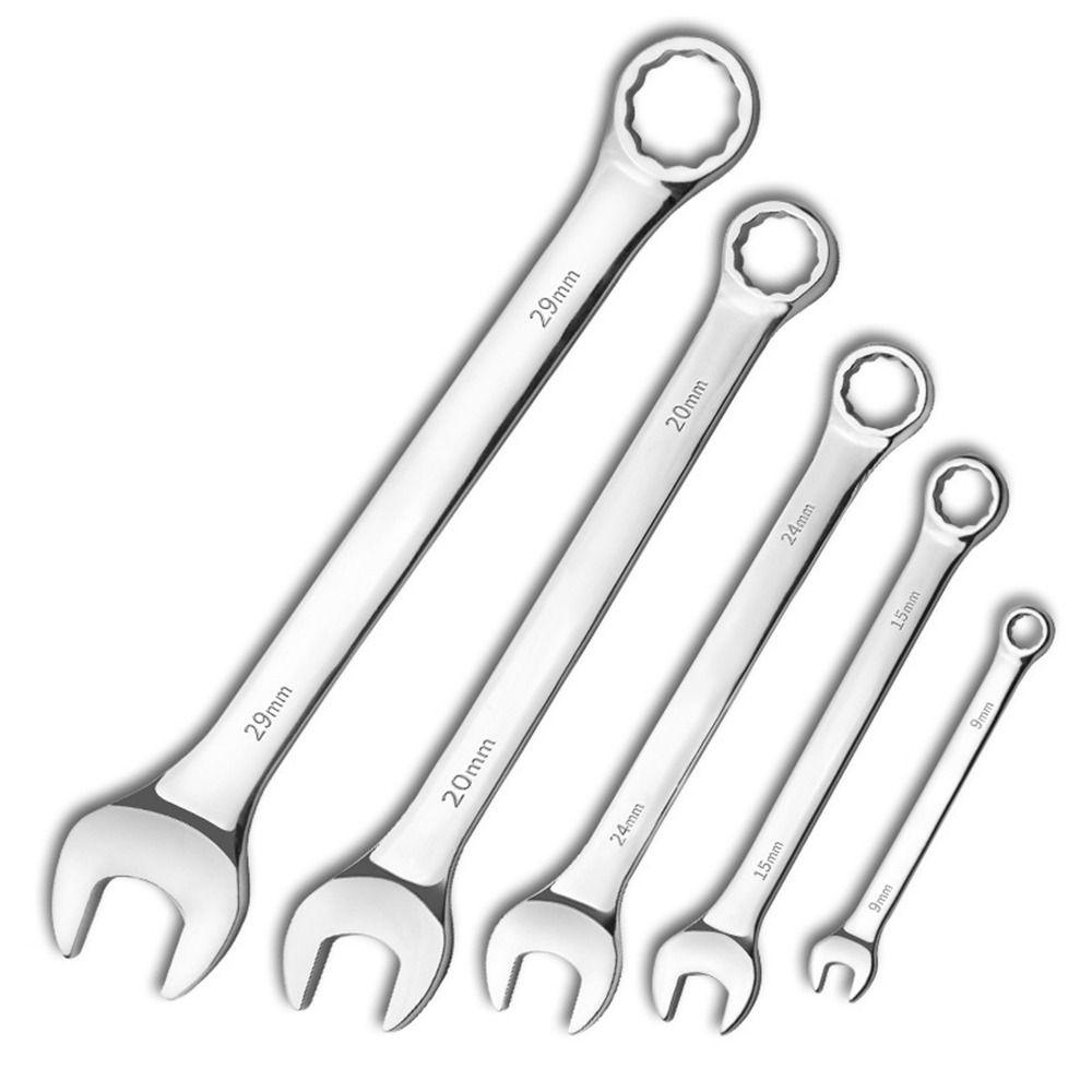 1Pcs New Metric Ratchet Wrench Reversible 6-23mm Ratcheting Spanner Universal Nut Hand Tool Car Bicycle Repair Tool