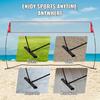 VEVOR Freestanding Volleyball Training Net for Indoor or Outdoor Use, Adjustable Height Portable Net System with Carrying Bag