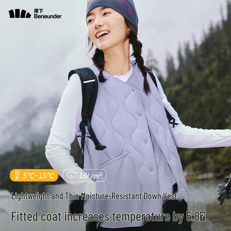 

Beneunder Women s CL18424 Air Fleece Round Neck Vest M
