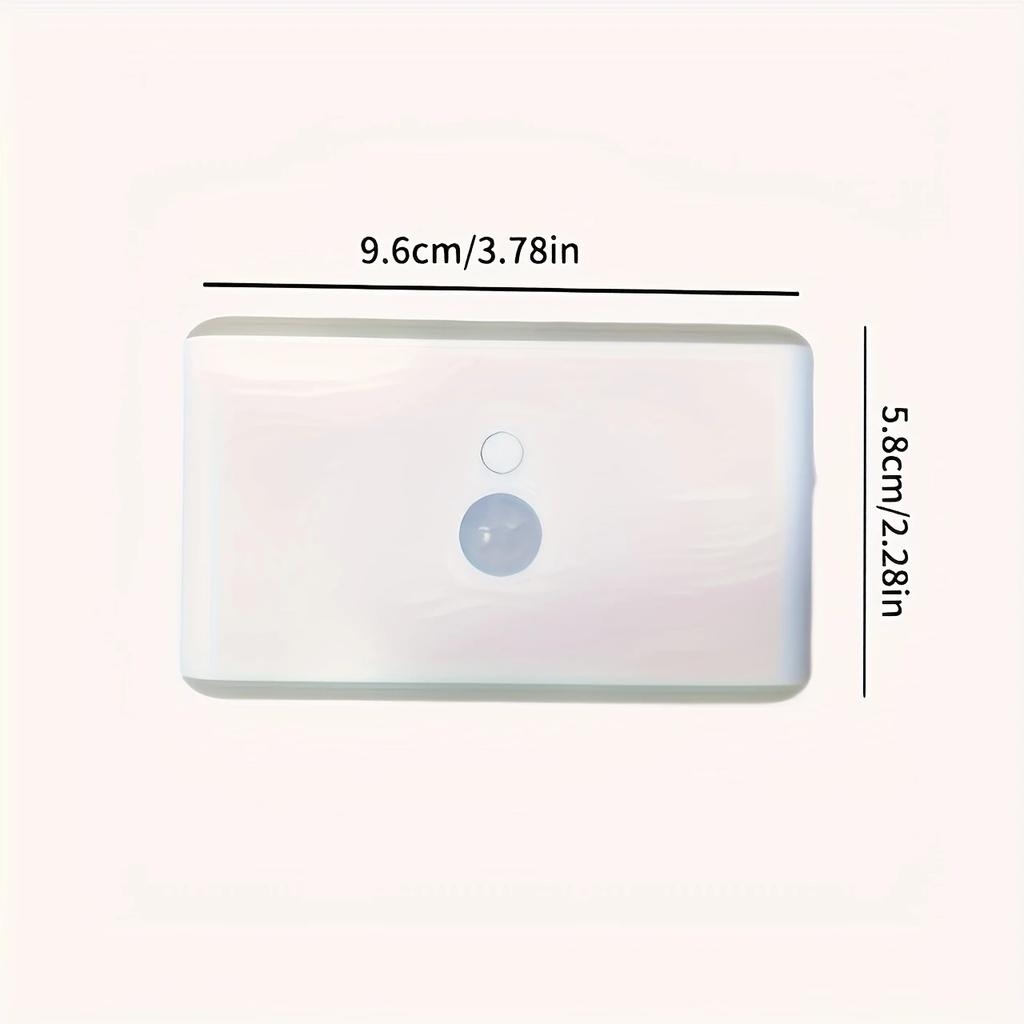 RGB LED Motion Sensor Light USB Rechargeable Wall-Mounted Night Light for Holiday Decorations, Motion Sensor Light Indoor