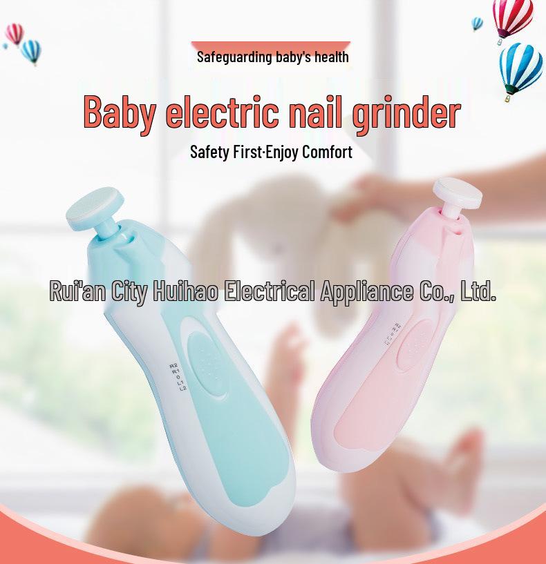 6-in-1 Multifunctional Baby Electric Nail Grinder & Trimmer, EU Certified