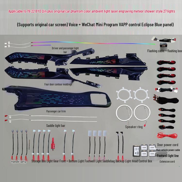 Multi-Color Ambient Light for BYD Qin Plus/Yuan Plus/Qin L Car Interior