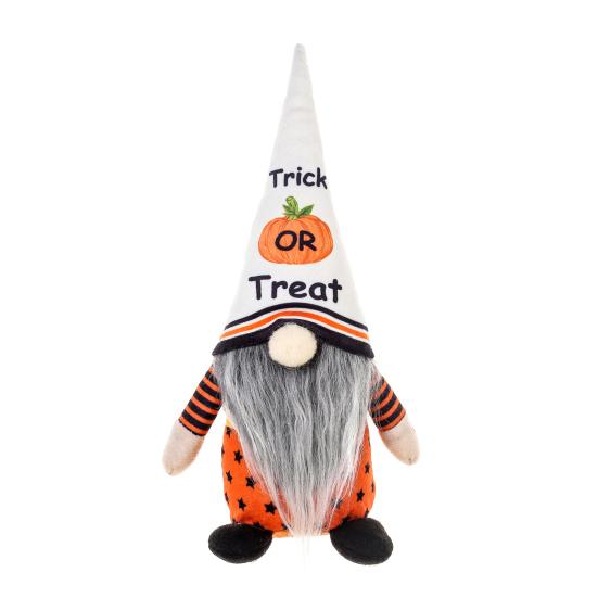 Reusable Halloween Decorations Gnome Decor, Rudolph Faceless Doll Figurine for Shelf Table, Spooky Home Decor Cute Ornament Party Home, Trick or Treat