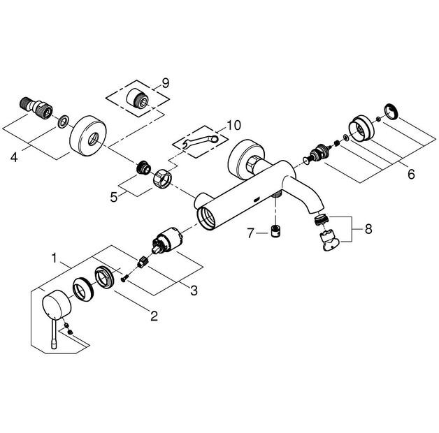 Faucet Grohe Essence New Warm Sunset 33624Da1