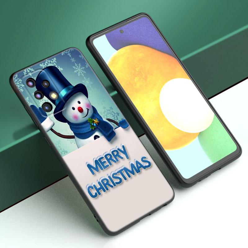 

Чехол с рождественским снеговиком для Samsung A04 A21 A30 A50 A52 S A13 A14 A22 A23 A32 A53 A73 5G A11 A12 A31 A33 A51 A70 A71 A72 Samsung A73 5G