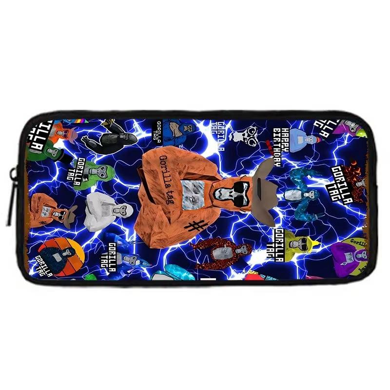 Etichetta Gorilla Cool Novità Cartone Animato Zaino Scolastico per Bambini Con Borsa a Spalla Astucci Zaini Scolastici per Ragazzi Ragazze Miglior Regalo