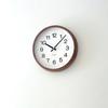 KATOMOKU muku clock 16 Walnut Wall Continuous Second 30cm Diameter km-113WA Clock, Hand, (Quartz Clock)