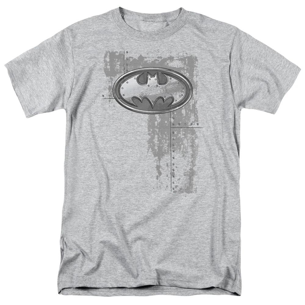 

Batman Riveted Metal Logo T-Shirt - Regular or Sleeveless - to 5X 4XL