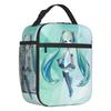 Custom Hatsunes Miku Lunch Bag Men Women Warm Cooler Insulated Lunch Boxes for School