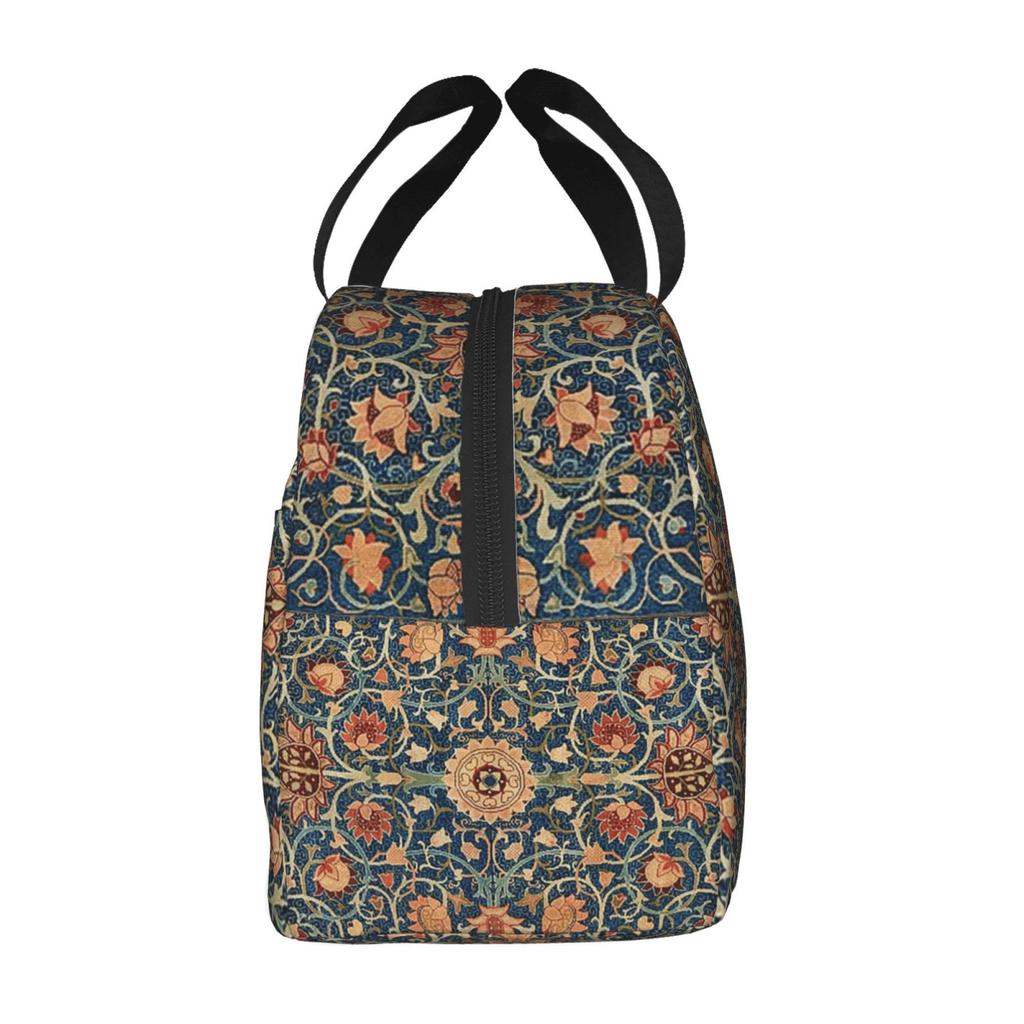 Holland Park William Morris Pattern Portable Lunch Boxes Waterproof Thermal Cooler Food Insulated Lunch Bag Kids School Children