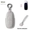 Compatible Key Case for GAC AION Y & Trumpchi GS Models (GS3, GS4, GS5, GS6m) with Suede Shell and Buckle Design
