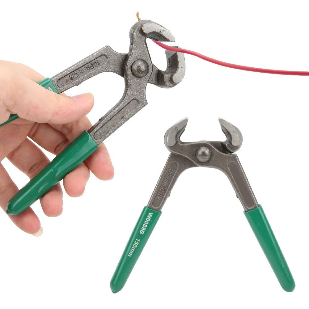Comfortable Grip End Cutting Pliers High Carbon Steel End Cutting Nippers  Nail Pulling