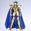 MST Saint Seiya Myth Cloth EXM/EX Metal Aquarius Camus With Hyoga Cygnus Head 24K Hades Gold Knights of the Zodiac Action Figure