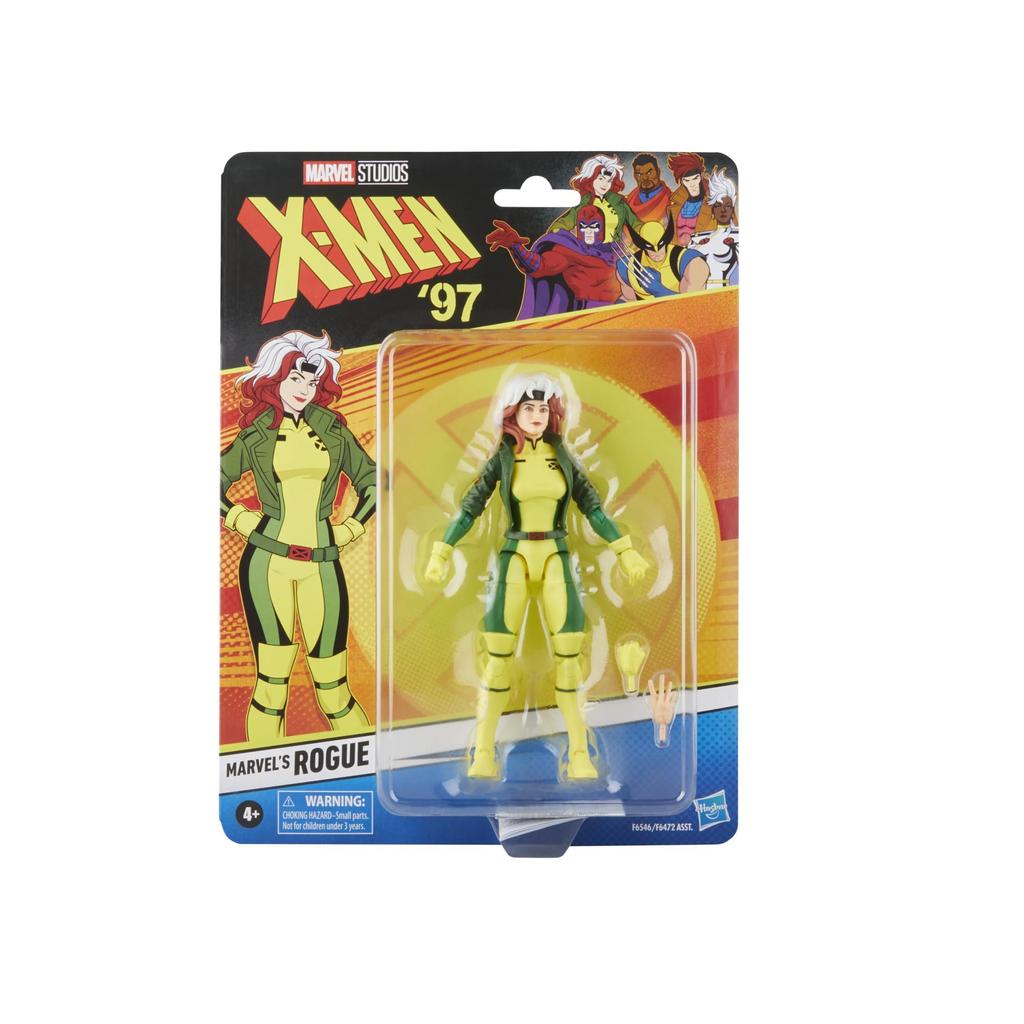 Hasbro Marvel Legends Series Marvel Collectible Action Marvel Legends Action Figure Authentic Rogue, X-Men '97 6-inch (15 cm) Figure, F6546,