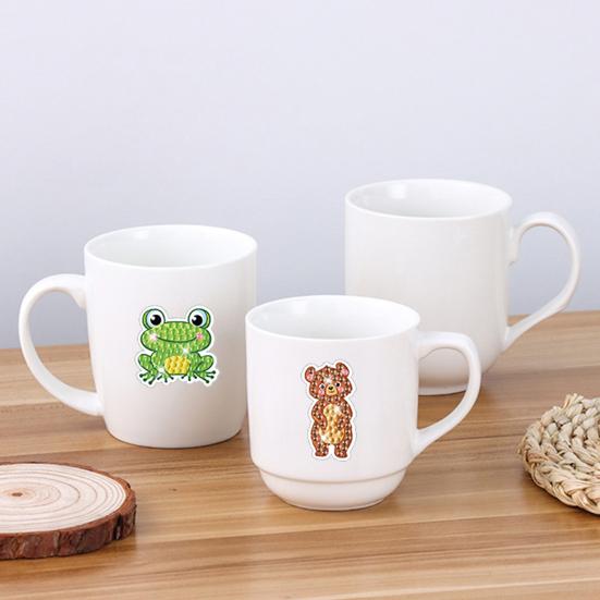 

1 комплект DIY наклейка со стразами забавная безопасная наклейка с рисунком животного из мультфильма ремесло для детей и взрослых