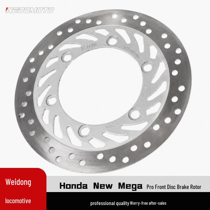 Compatible Front Brake Disc Rotor Caliper for Honda New Mega Pro Motorcycle