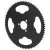 25H 78 Sprocket Black Steel Hard Crankset Suitable for 47 49cc Mini Motorcycle ATV Kart