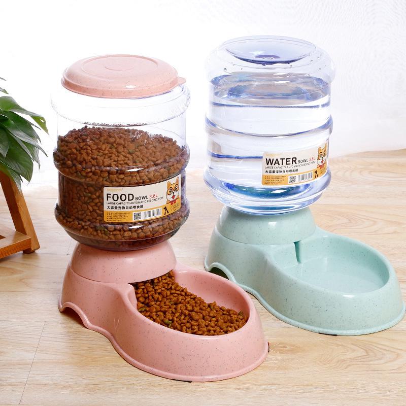 3.8L Automatic Pet Water Dispenser and Feeder for Cats and Dogs