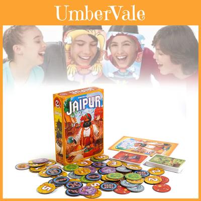 Vibrant Jaipur Indian Merchant Family Card Game Ideal For Community Gatherings And Fun