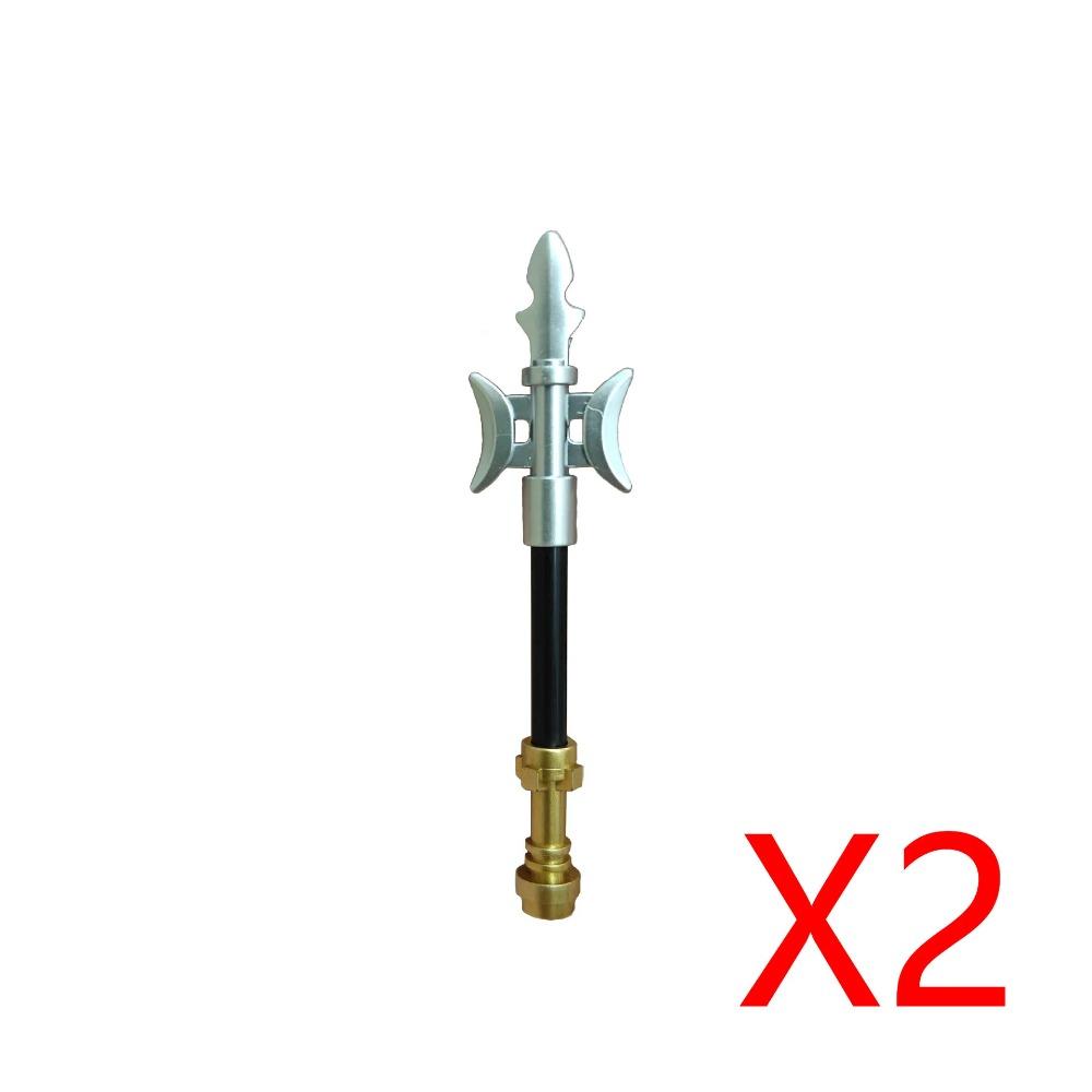 MOC Building Blocks Medieval Military Solider Figures Knights Weapons Accessories Helmet Sword Spear Bow Axe Mini Bricks Toys