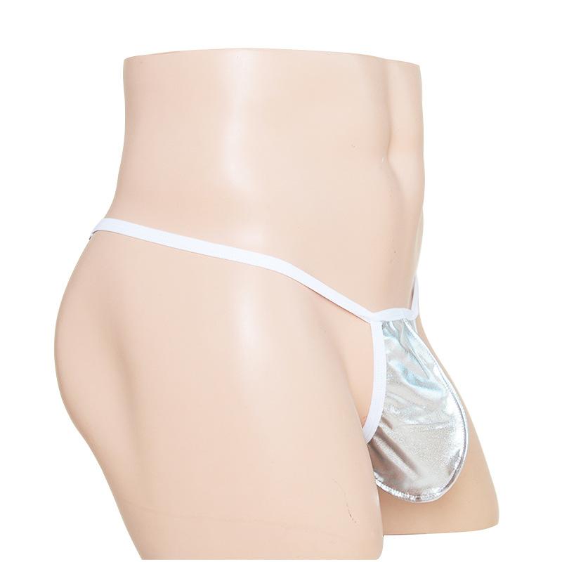 Solid color chain men's thong sex panties high-quality sex panties sexy low-rise sex panties