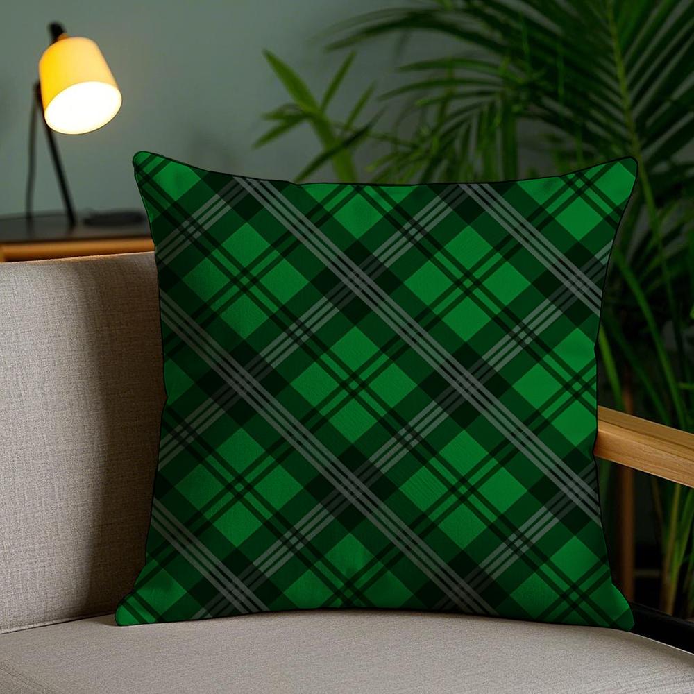 Fröhlichen St. Patrick's Day Kissenbezug aus weichem Plüschstoff, doppelseitig bedruckt, für Sofa und Zuhause – das perfekte Geschenk für jede Jahreszeit!