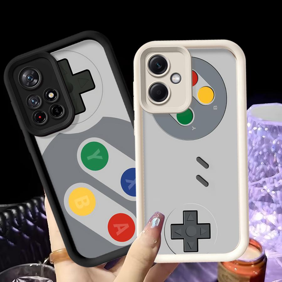 Retro Game Console Pattern Phone Cover Case for Xiaomi Poco F8 X3 NFC C50 X3 Pro C51 C61