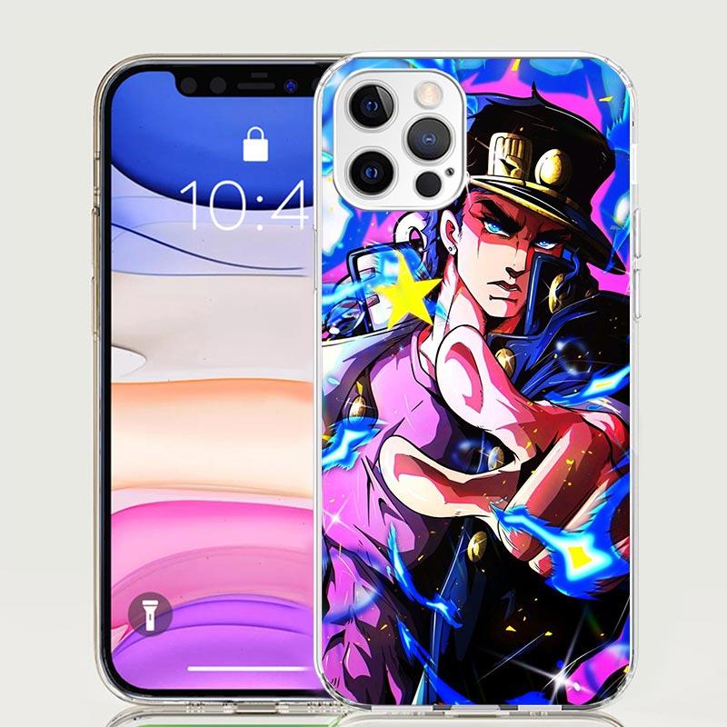 JoJo's Bizarre Adventure Kujo Jotaro Phone Case for Apple iPhone 17 Air 16 15 Plus 14 + 13 Mini 12 11 Pro Max 7 8 SE 16Max Soft
