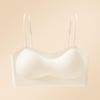Women's Seamless Backless Bodysuit with Thickened Chest Pads - Wire-free, U-Cut Gathering Vest