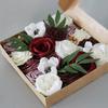 Große Blumen in Dekorativer Box Blumenkasten Tragbare Blumenaufbewahrung Geschenkverpackungsboxen Mit Klarem Fenster