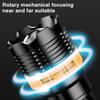 50W Portable Mini LED Flashlight Zoomable LED Torch Long Range Spotlight 3Mode Camping Lantern Outdoor Emergency ABS Floodlight