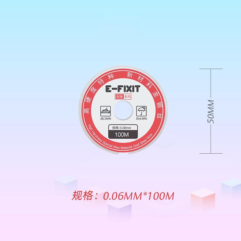 100M LCD Screen Separation Wire Alloys Steel line for Curved OLED Broken Glass Cutting Remove Mobile Phone Tablets Repair tool