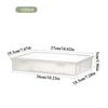 Plastic Document Organizer Organized Clear Square Shape Storage Box Organizing Box Transparent Desktop Document Storage Case